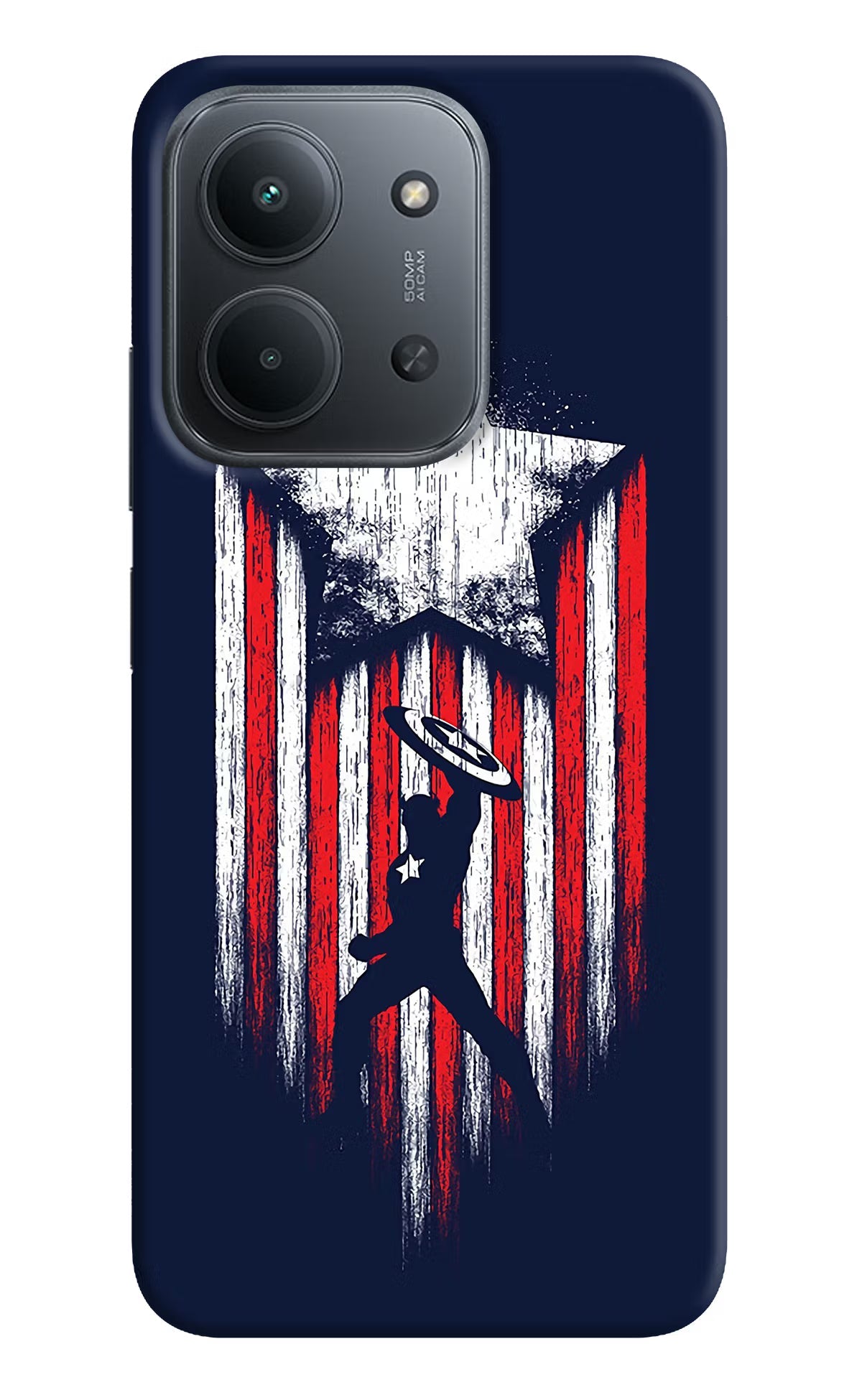 Captain America Marvel Art Redmi 15C 5G Back Cover