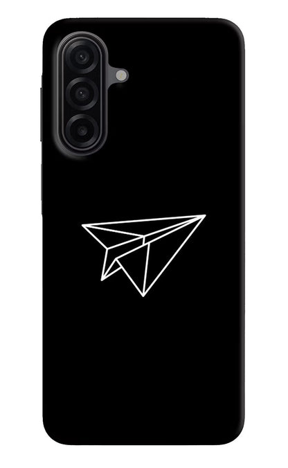 Paper Plane White Samsung A17 5G Back Cover