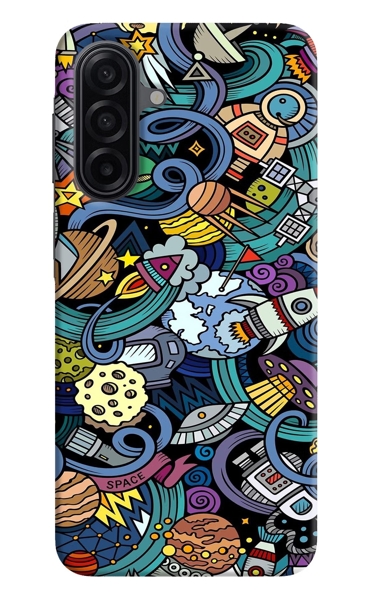 Space Abstract Samsung A17 5G Back Cover