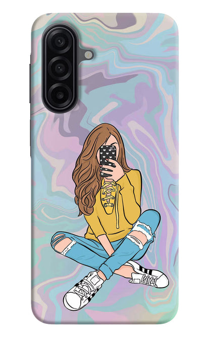 Selfie Girl Samsung A17 5G Back Cover