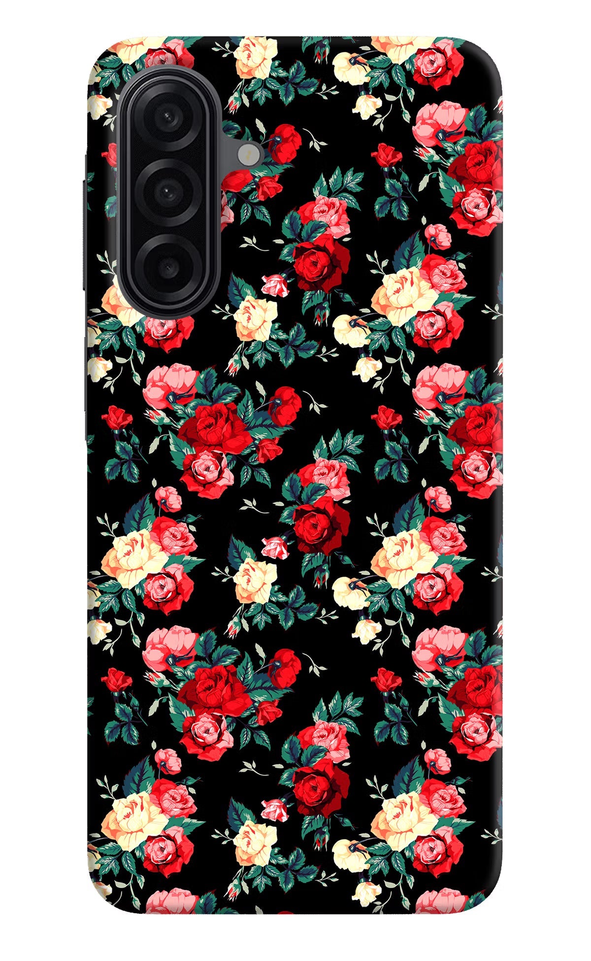 Rose Pattern Samsung A17 5G Back Cover