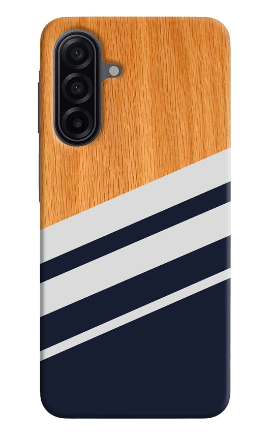 Blue and white wooden Samsung A17 5G Back Cover