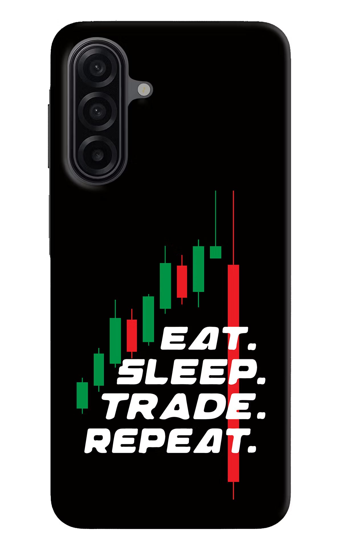 Eat Sleep Trade Repeat Samsung A17 5G Back Cover