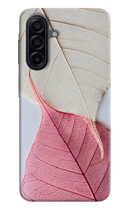 White Pink Leaf Samsung A17 5G Back Cover