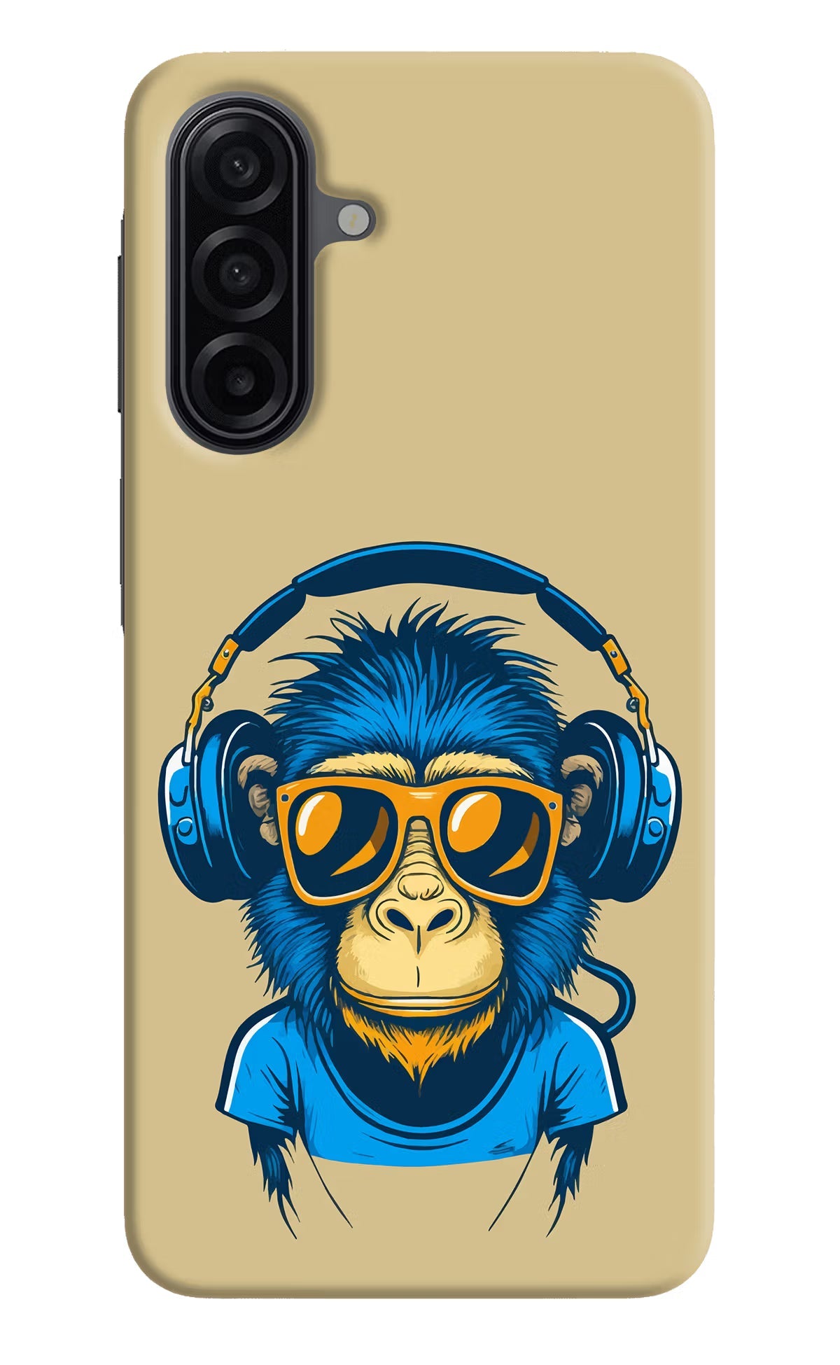 Monkey Headphone Samsung A17 5G Back Cover
