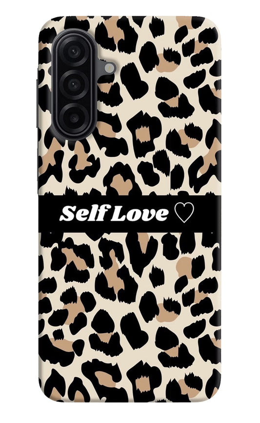 Leopard Print Self Love Samsung A17 5G Back Cover