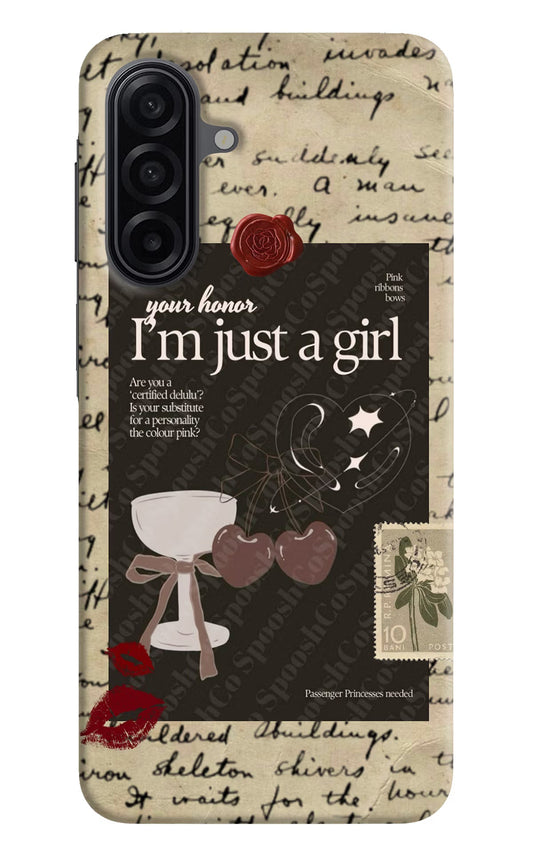 I am just a girl Samsung A17 5G Back Cover