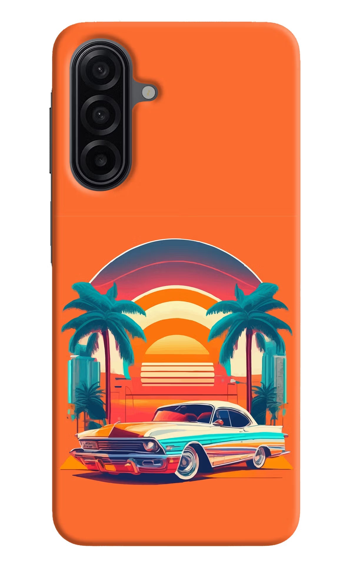 Palm Drive 80s Samsung A17 5G Back Cover