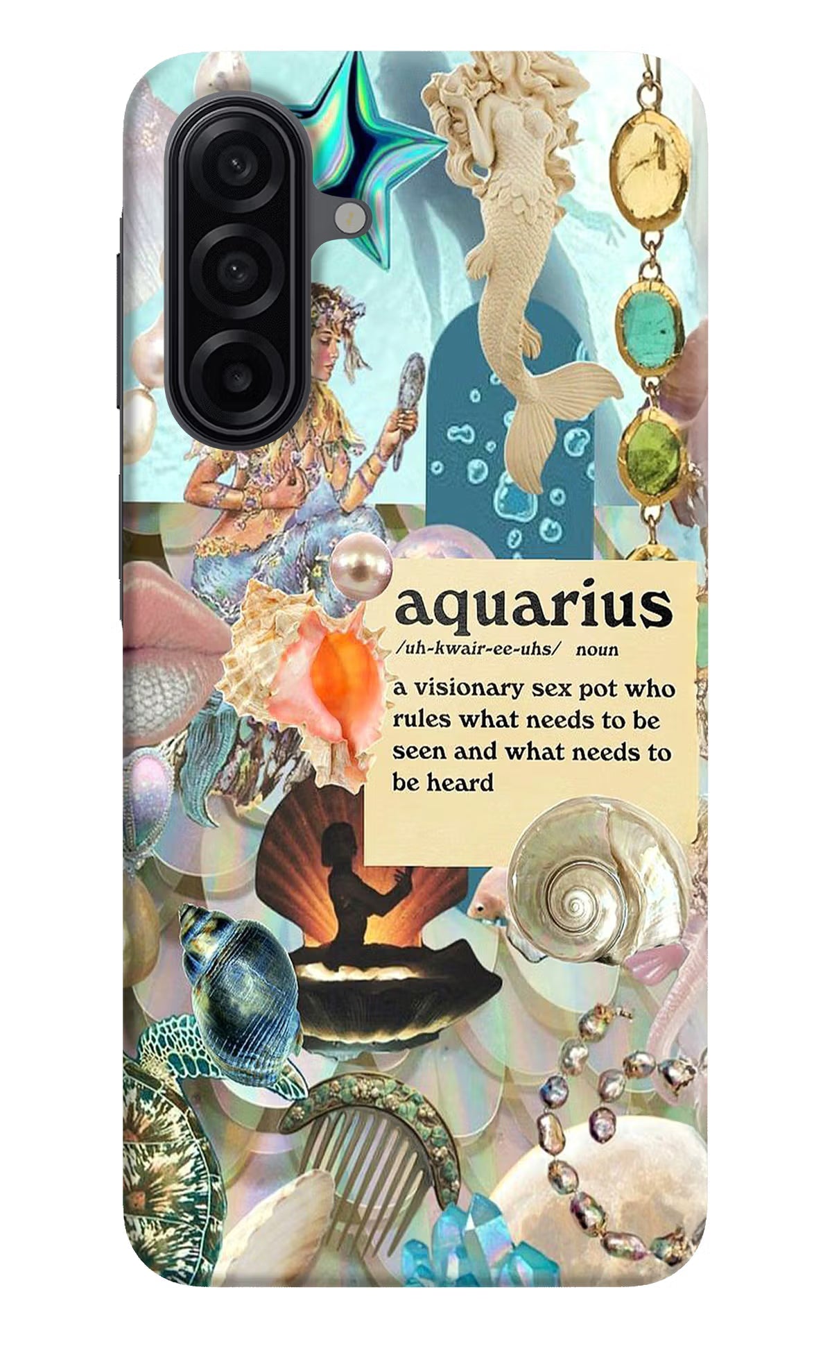 Aquarius Zodiac Samsung A17 5G Back Cover