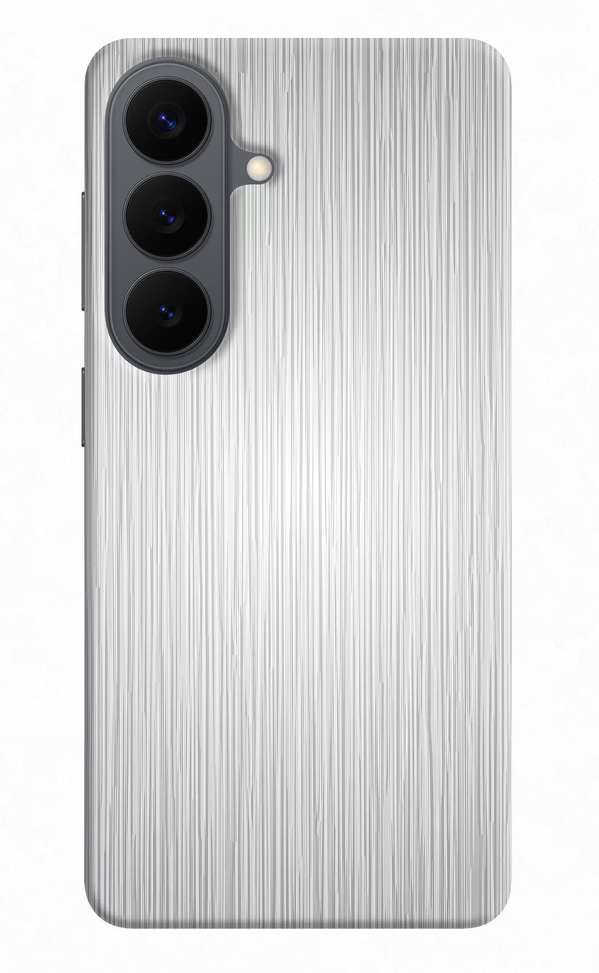 Wooden Grey Texture Samsung S26 Back Cover