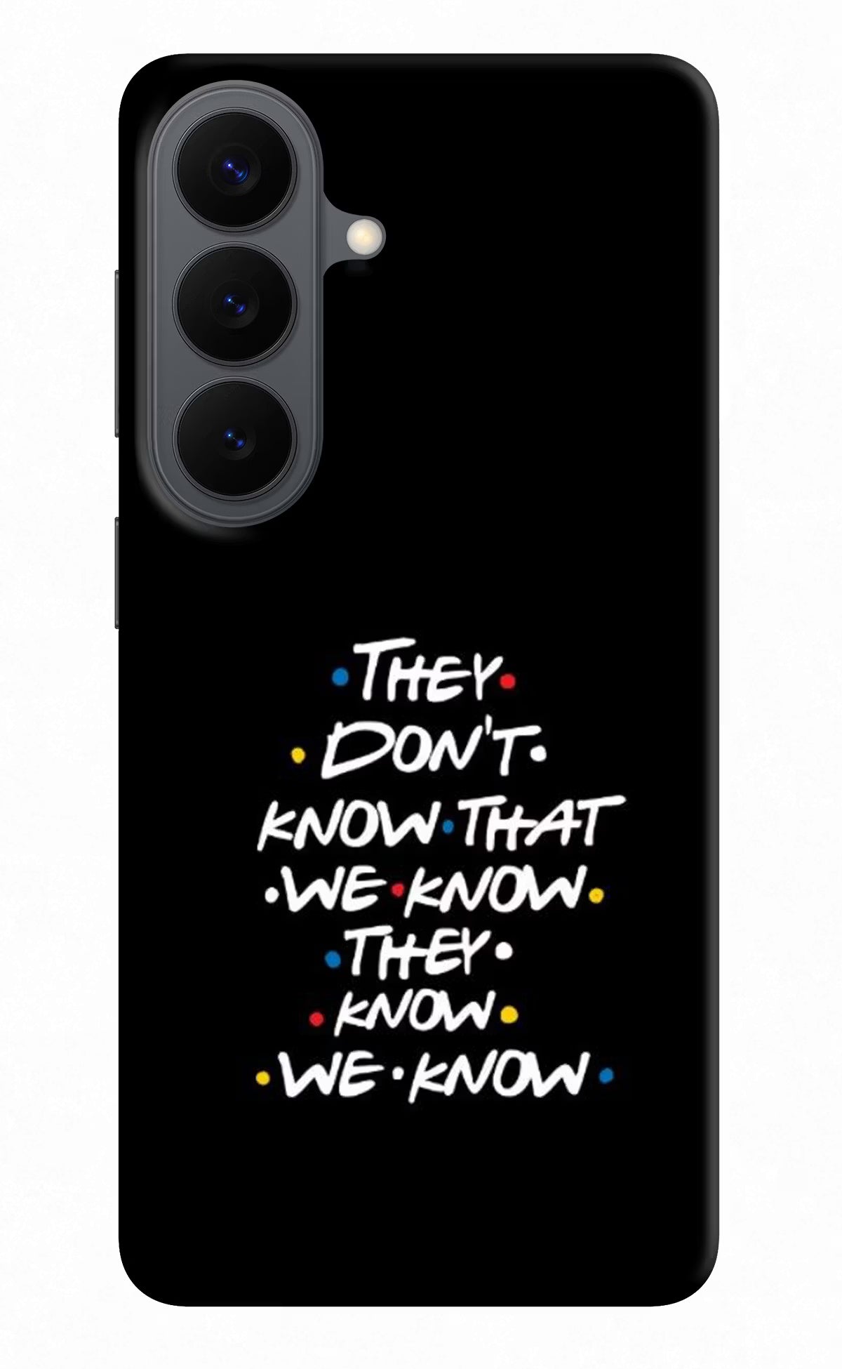 FRIENDS Dialogue Samsung S26 Back Cover