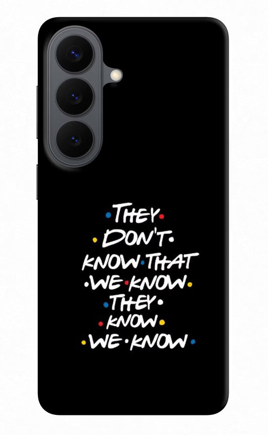 FRIENDS Dialogue Samsung S26 Back Cover
