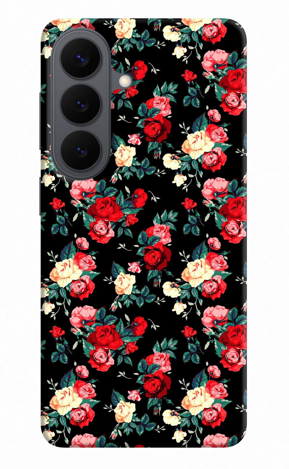 Rose Pattern Samsung S26 Back Cover