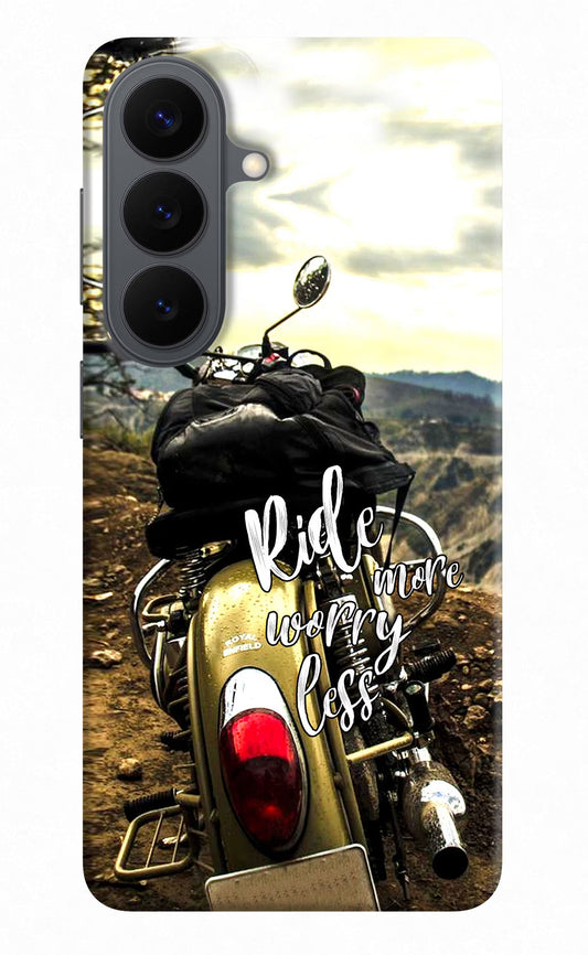 Ride More Worry Less Samsung S26 Back Cover