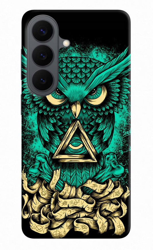 Green Owl Samsung S26 Back Cover