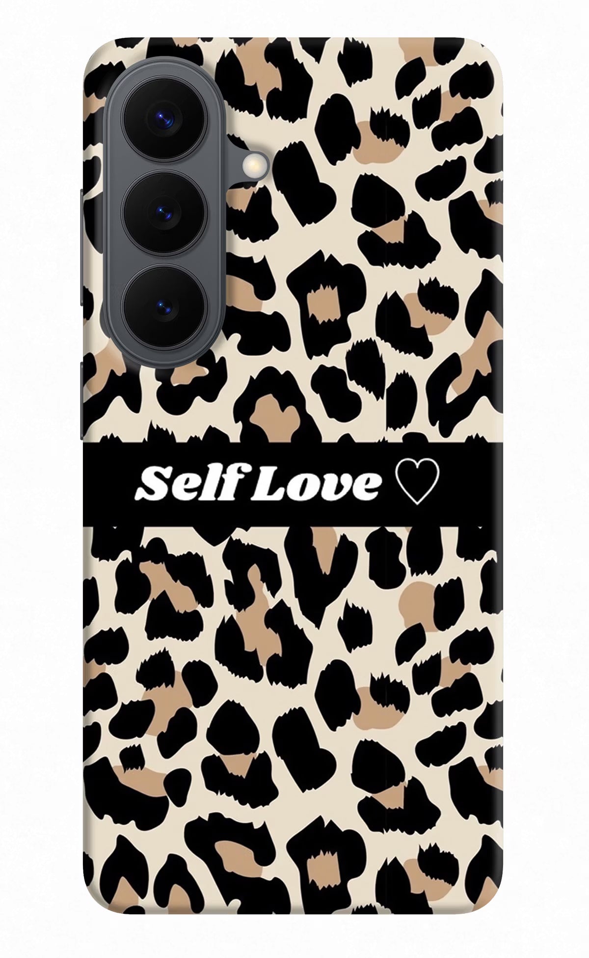 Leopard Print Self Love Samsung S26 Back Cover