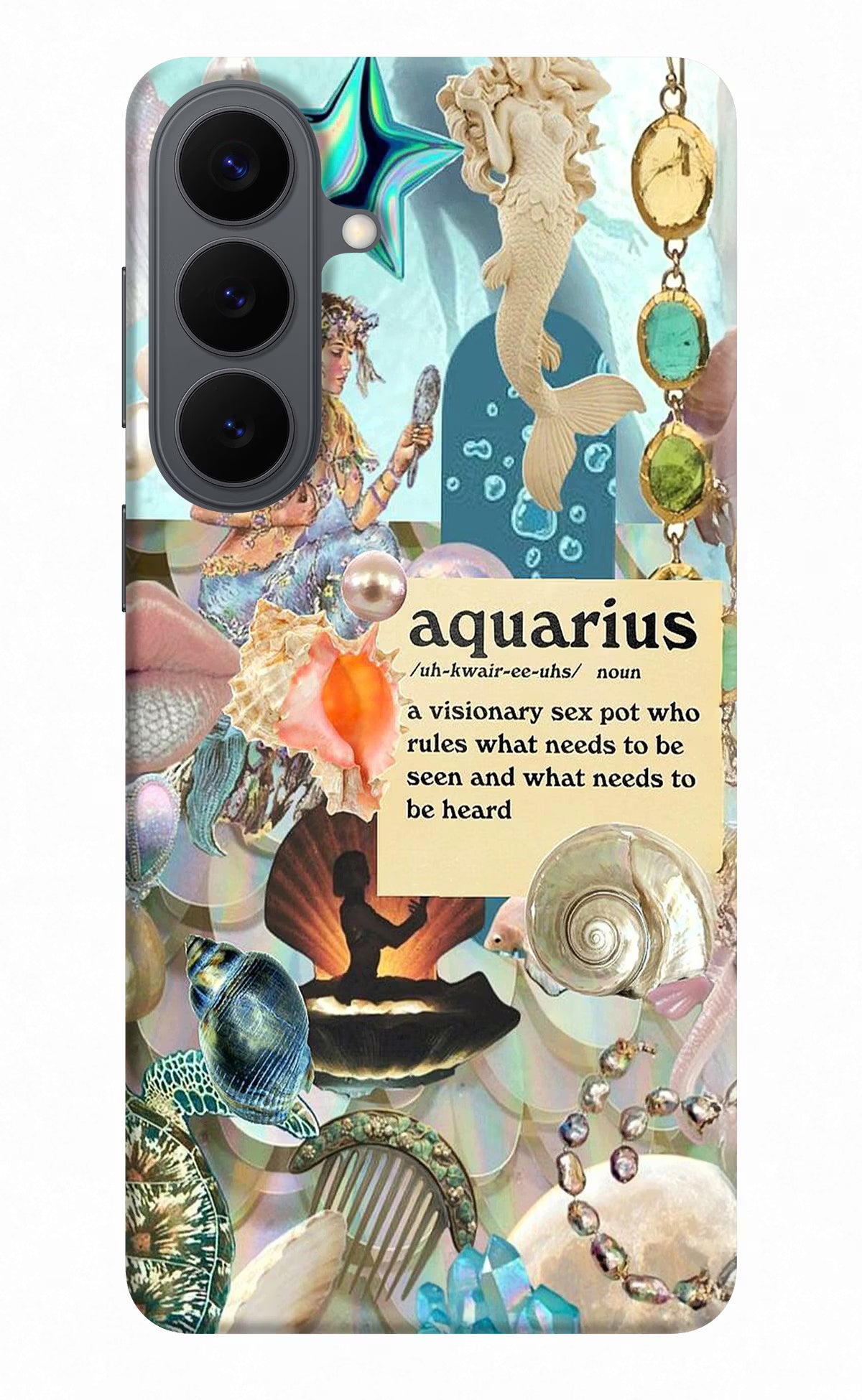 Aquarius Zodiac Samsung S26 Plus Back Cover