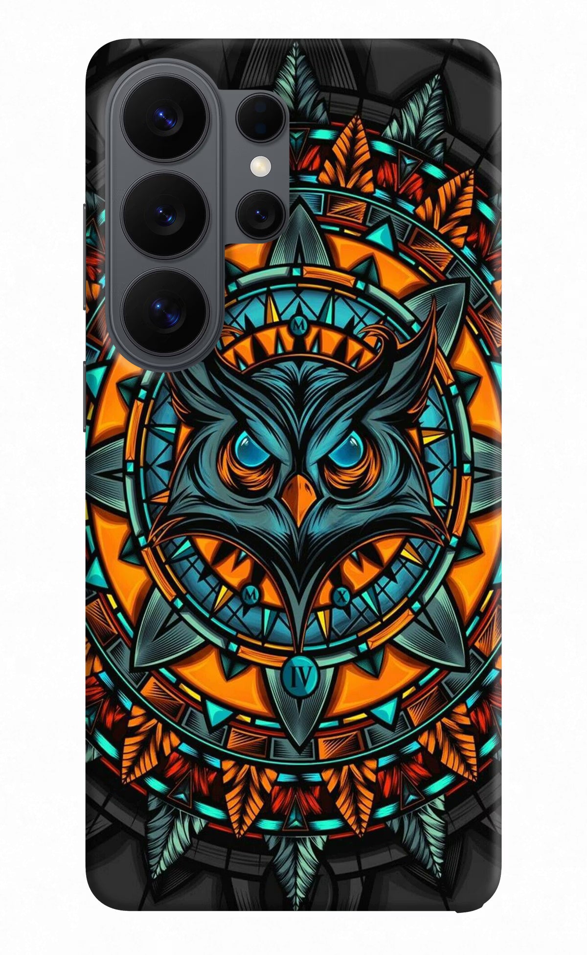 Angry Owl Art Samsung S26 Ultra Back Cover