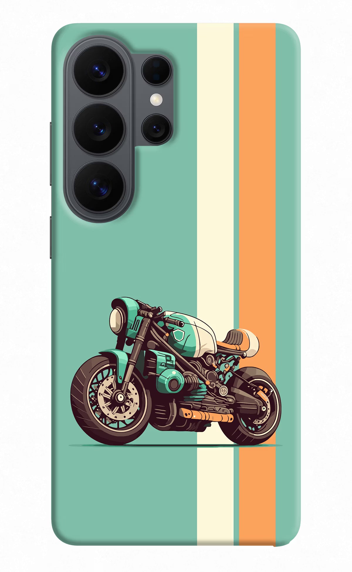 Striped Moto Drift Samsung S26 Ultra Back Cover