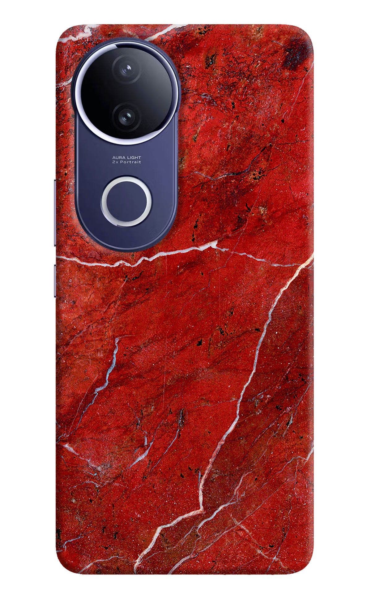 Red Marble Design Vivo V50e 5G Back Cover
