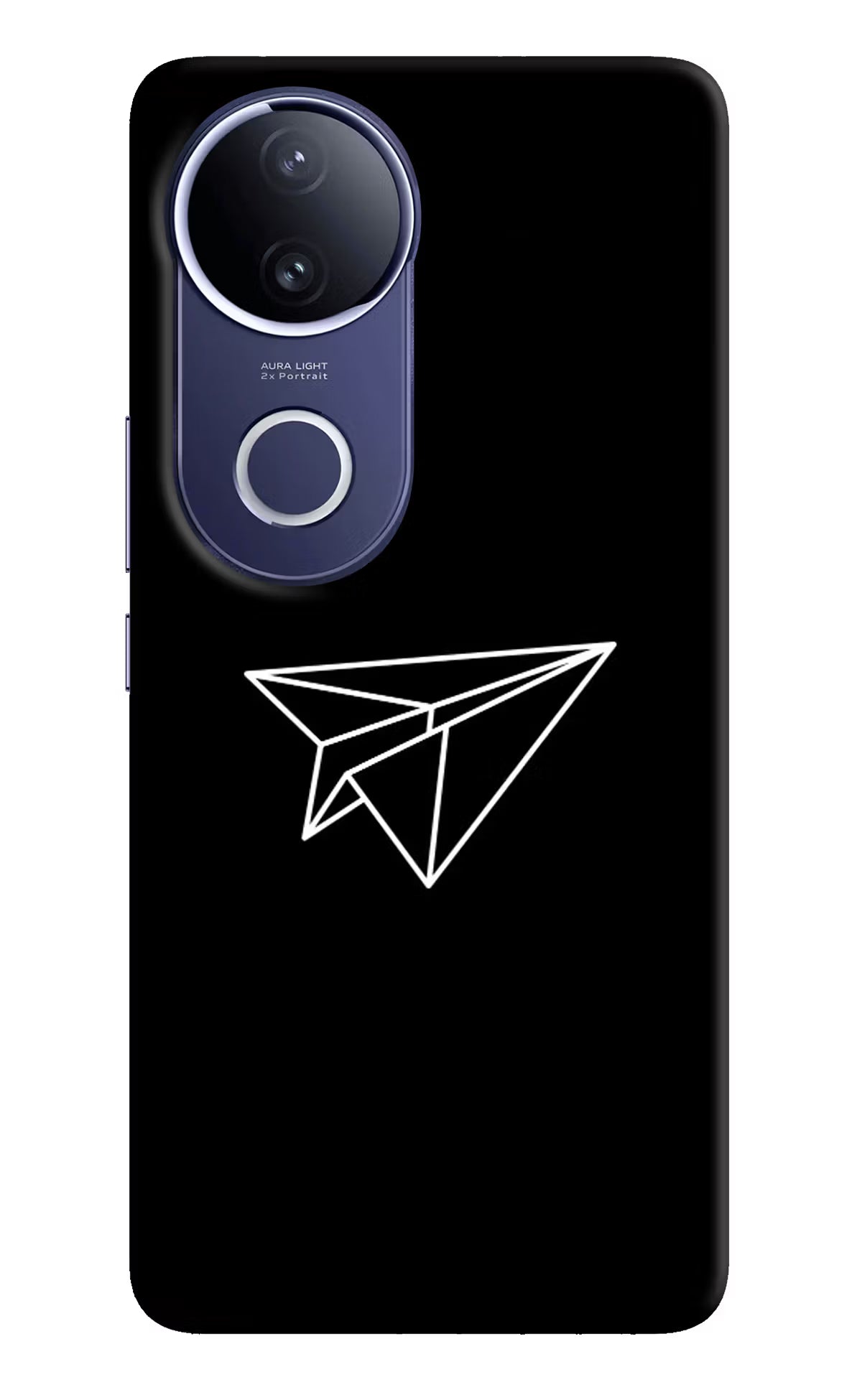 Paper Plane White Vivo V50e 5G Back Cover