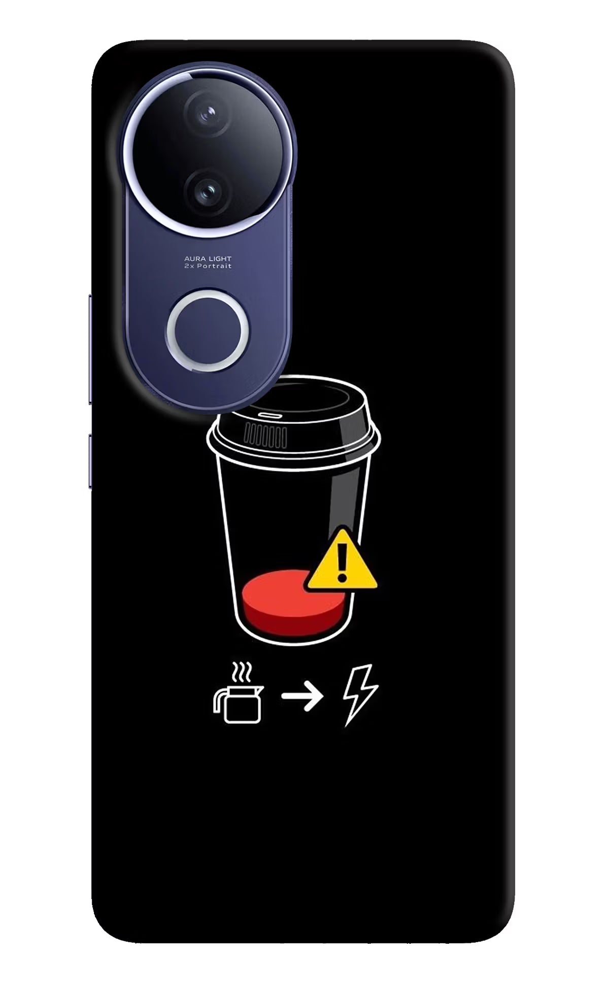 Coffee Vivo V50e 5G Back Cover