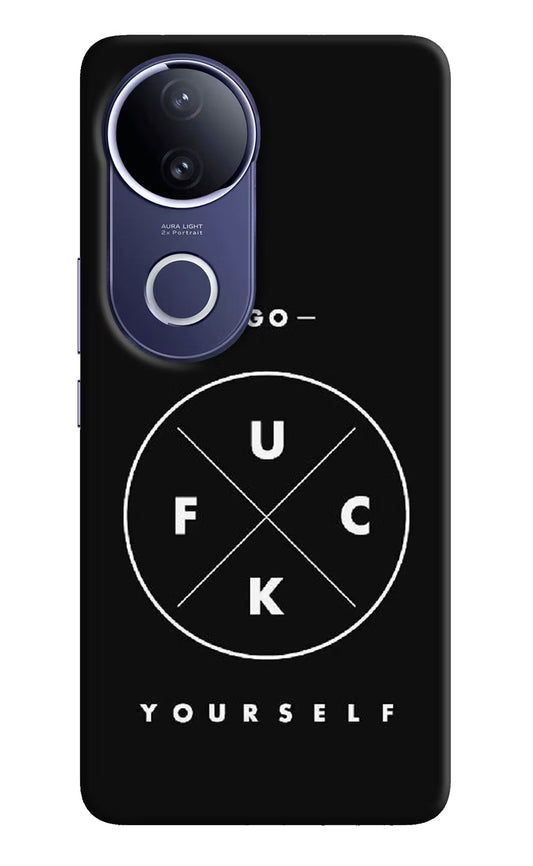 Go Fuck Yourself Vivo V50e 5G Back Cover