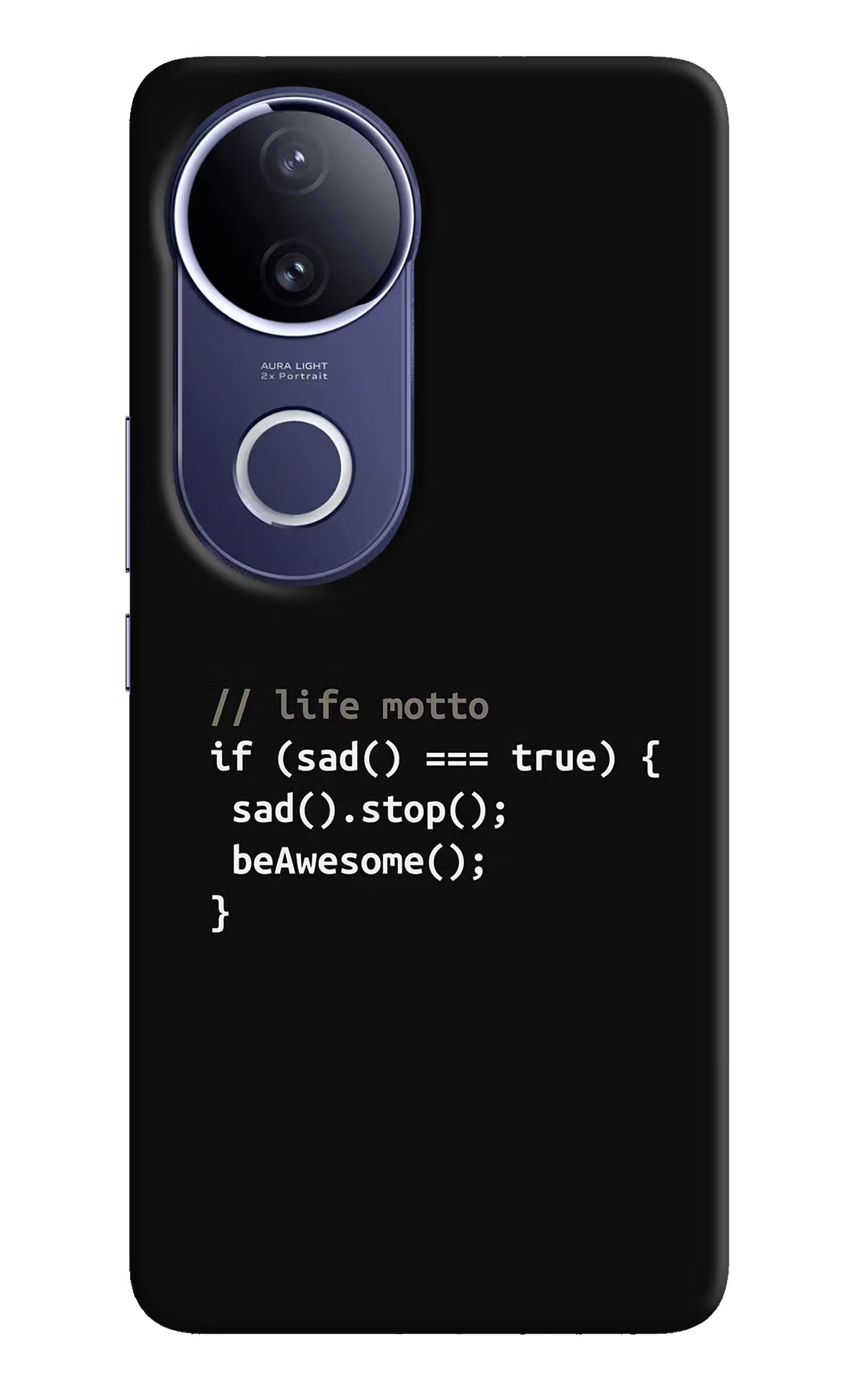 Life Motto Code Vivo V50e 5G Back Cover