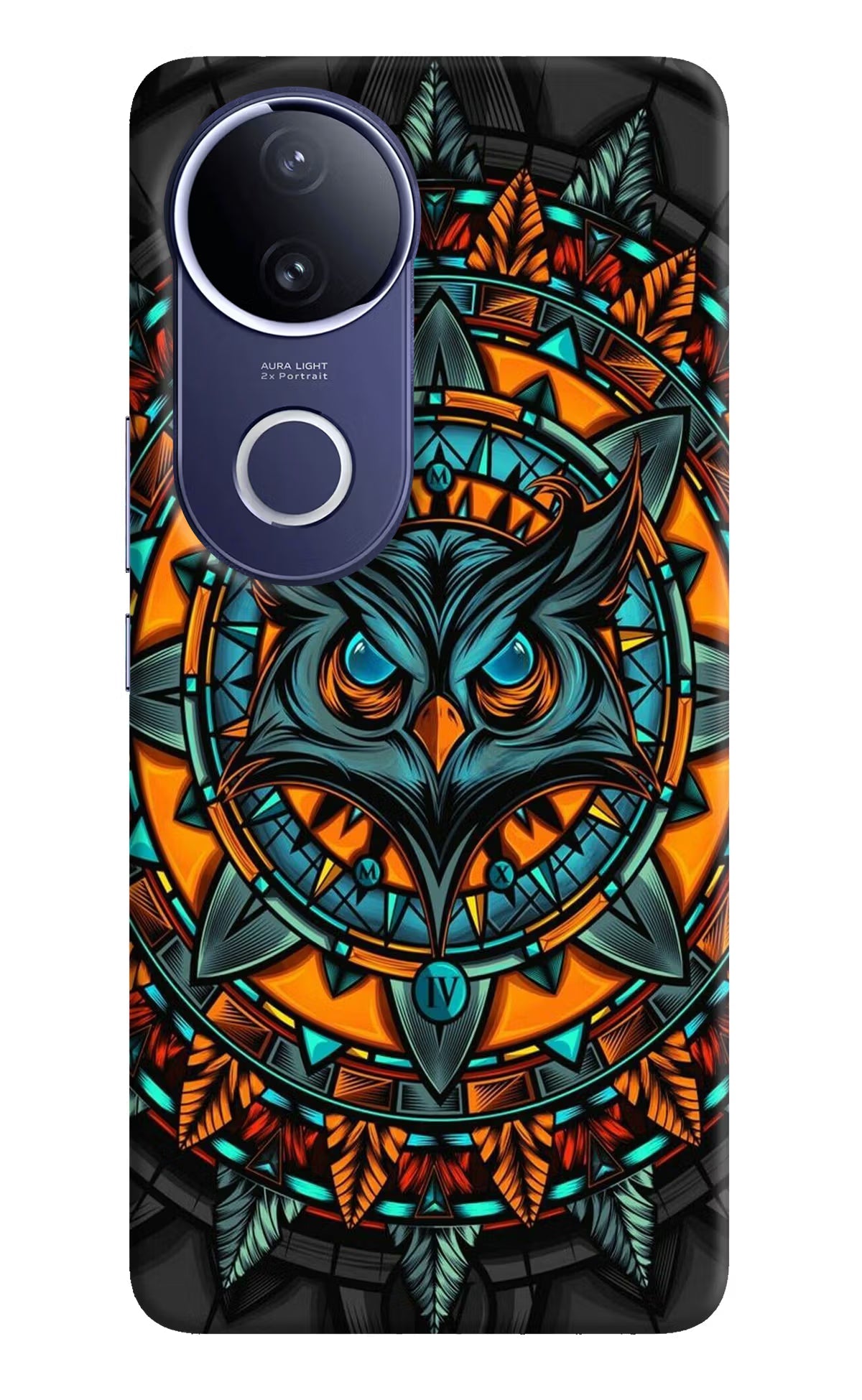 Angry Owl Art Vivo V50e 5G Back Cover