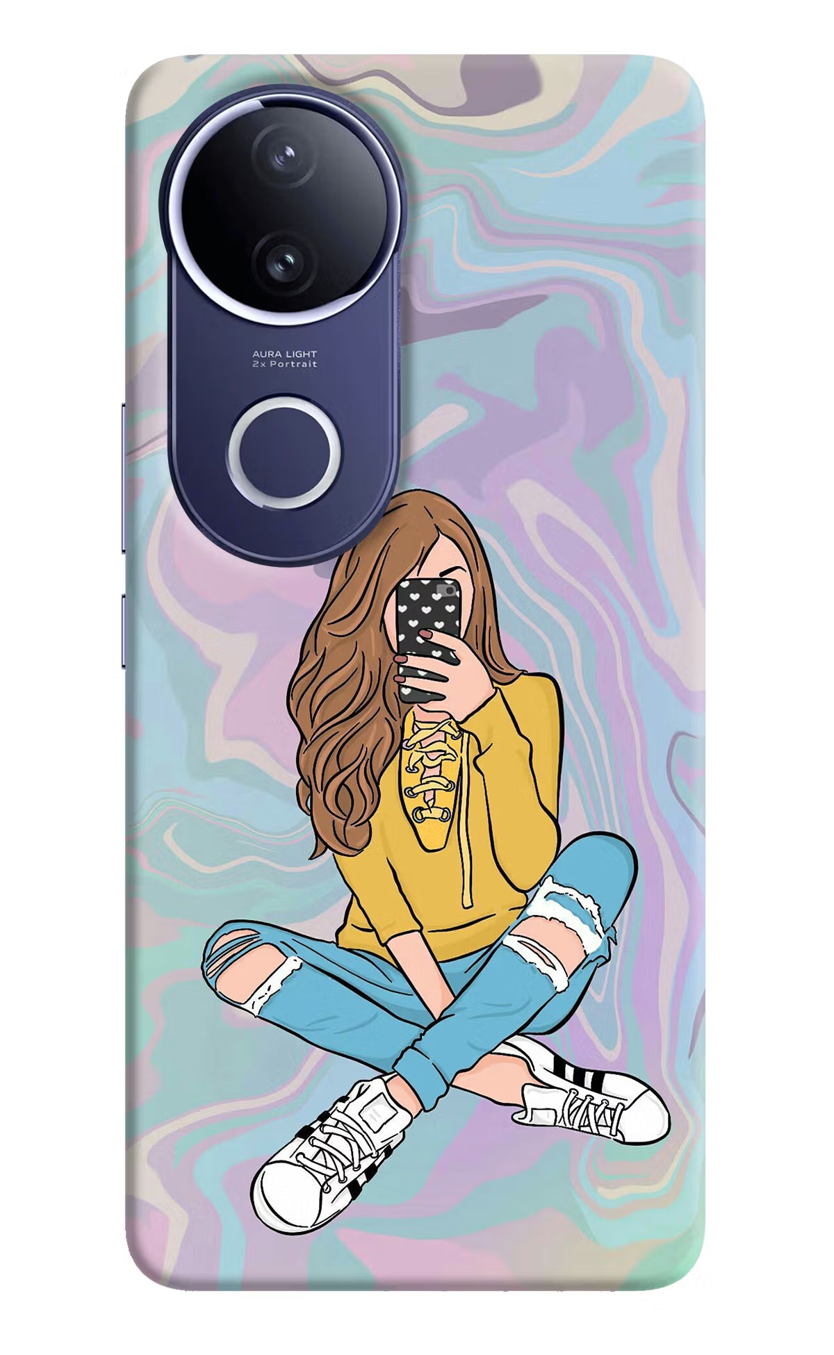 Selfie Girl Vivo V50e 5G Back Cover