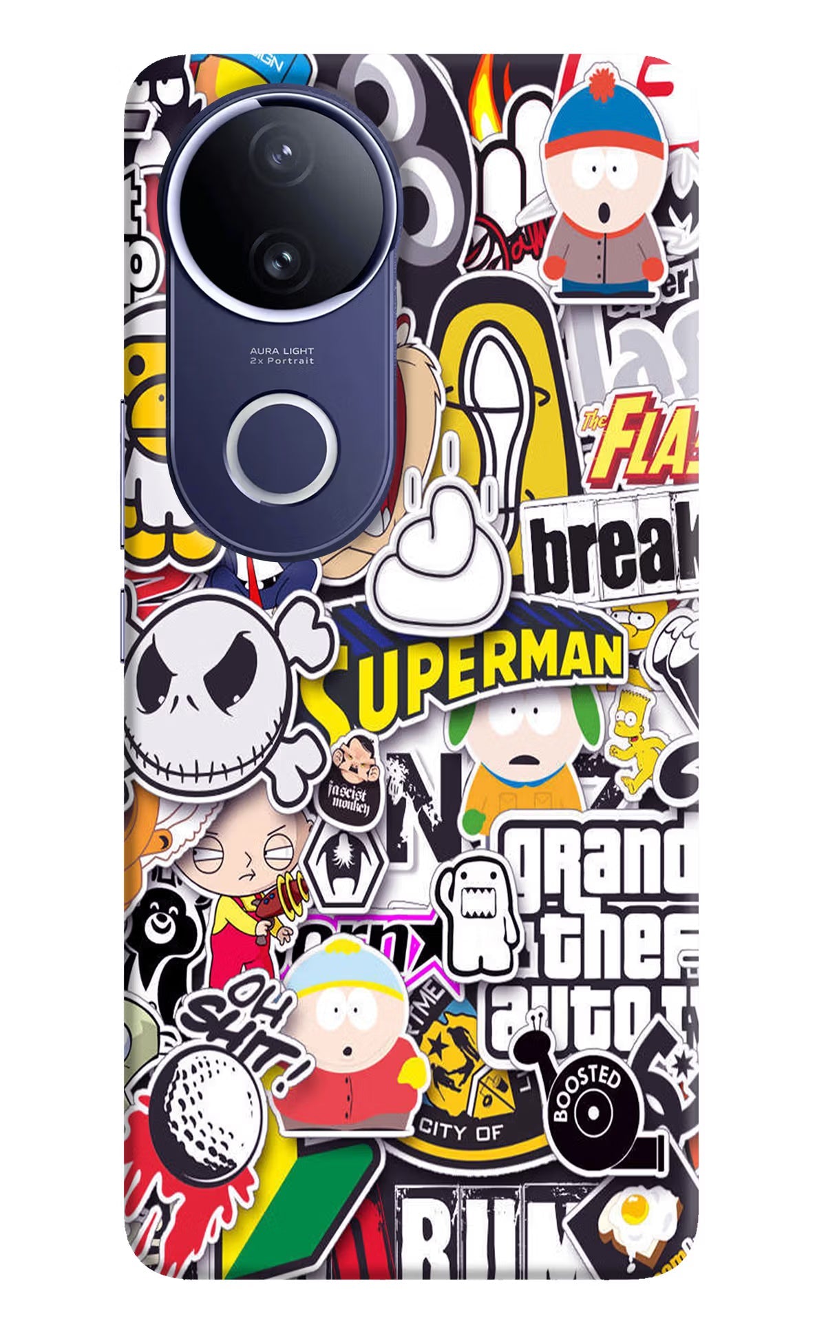 Sticker Bomb Vivo V50e 5G Back Cover