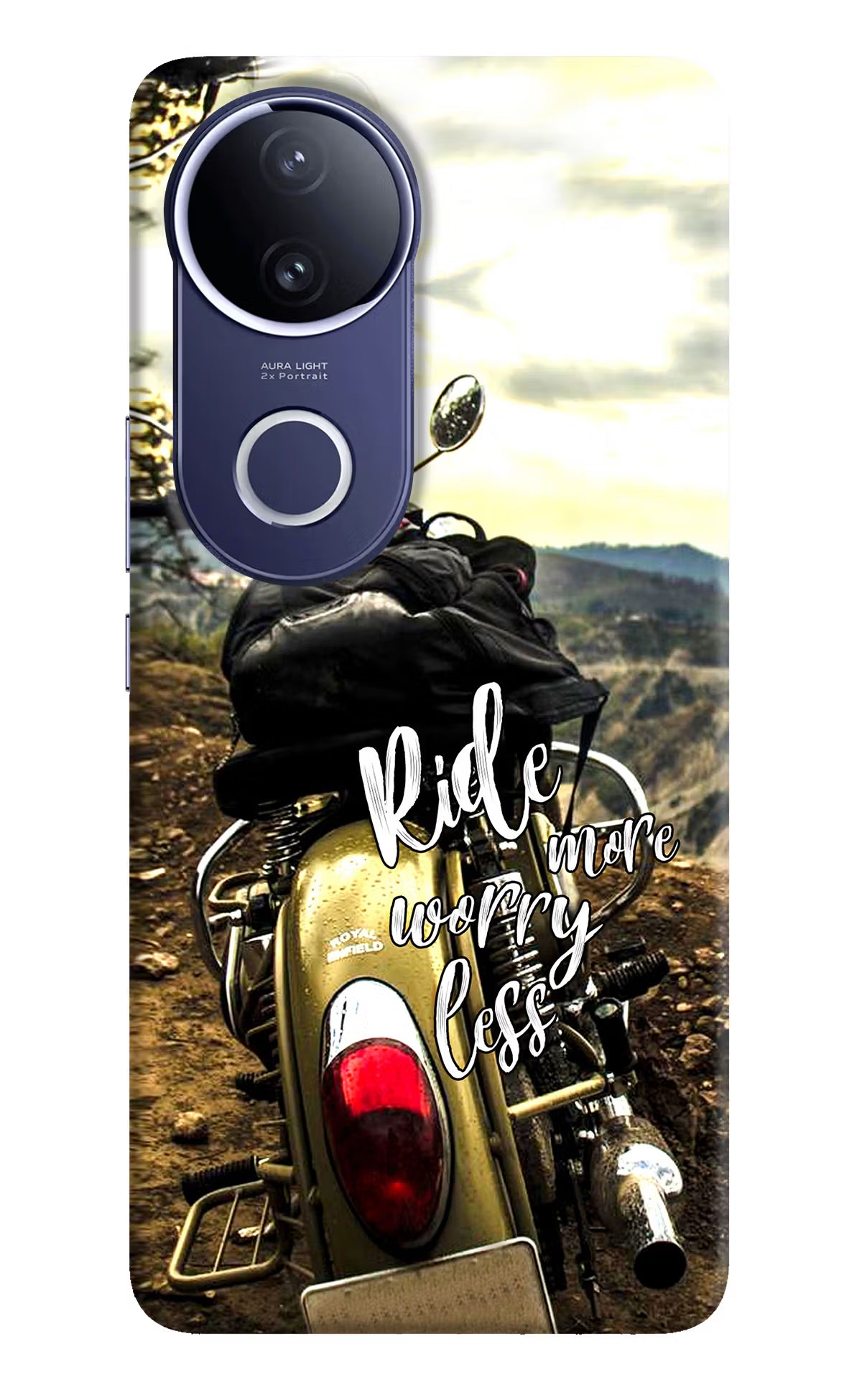 Ride More Worry Less Vivo V50e 5G Back Cover