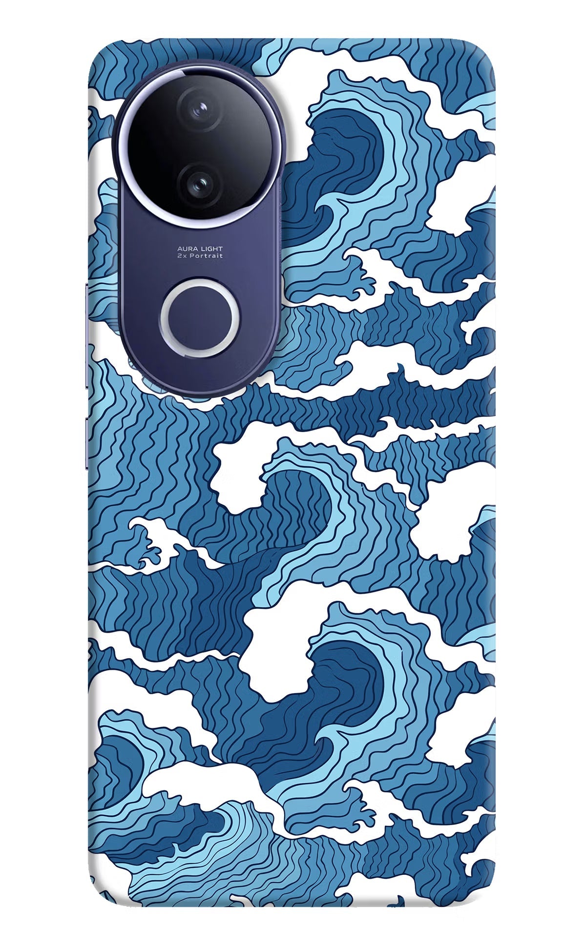 Blue Waves Vivo V50e 5G Back Cover