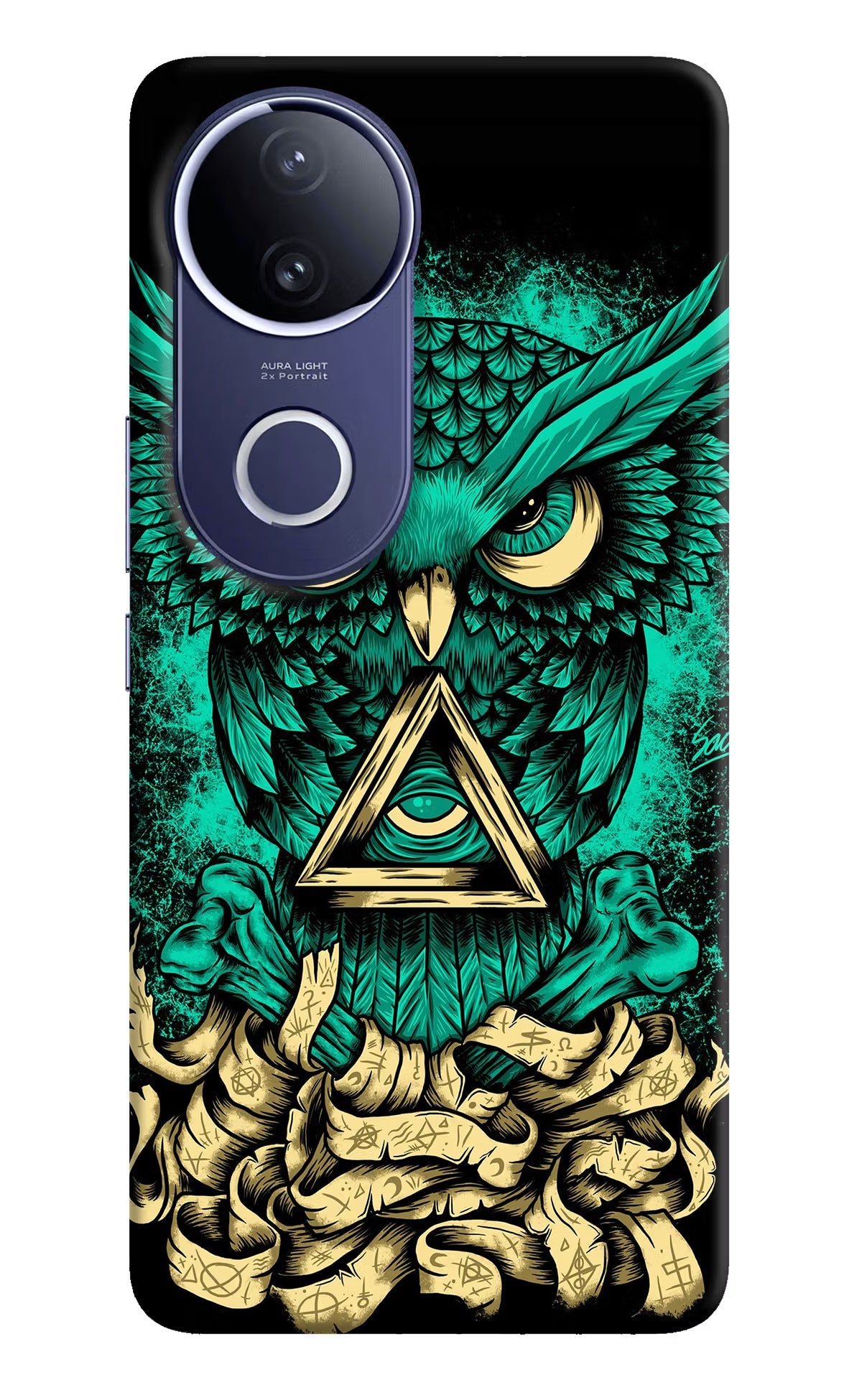 Green Owl Vivo V50e 5G Back Cover
