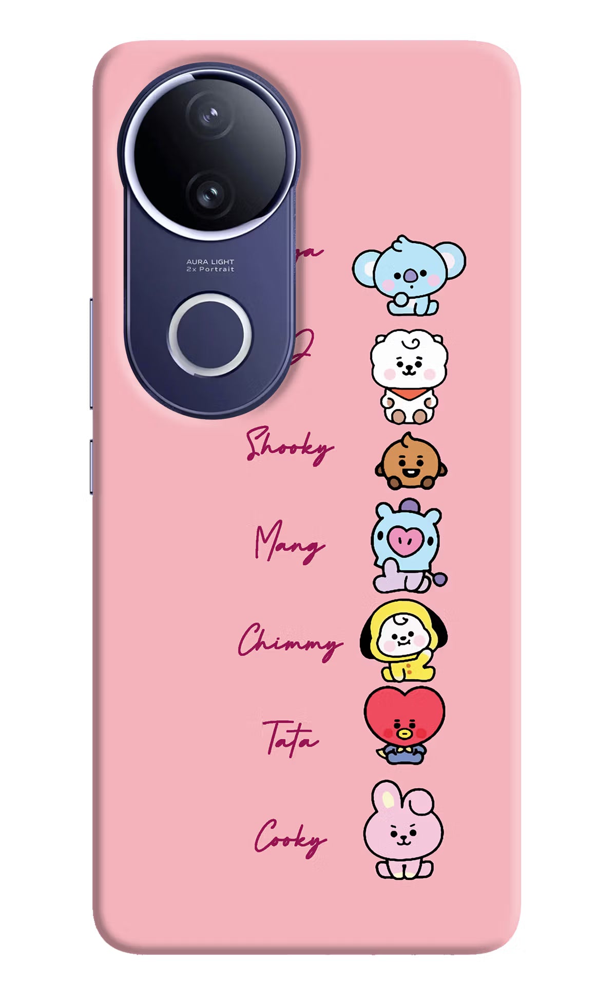 BTS names Vivo V50e 5G Back Cover
