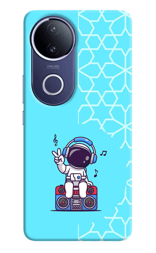 Cute Astronaut Chilling Vivo V50e 5G Back Cover