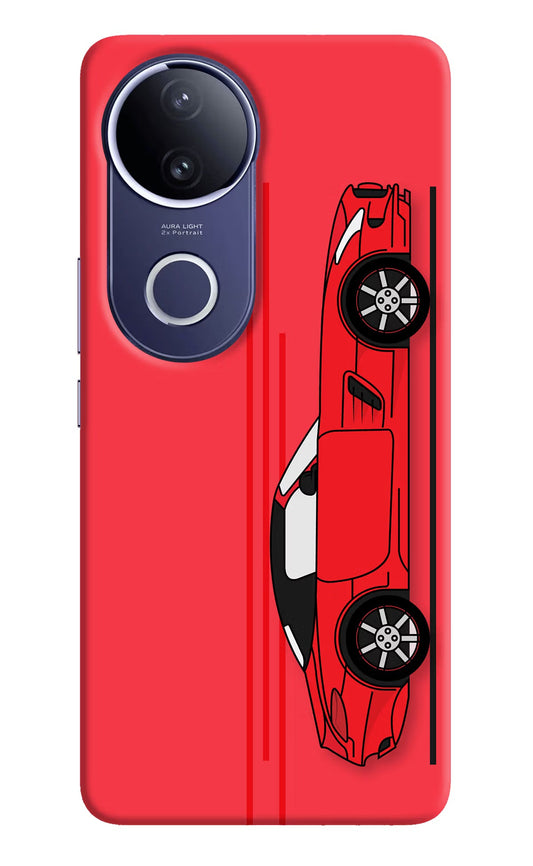 Red Velocity Vivo V50e 5G Back Cover