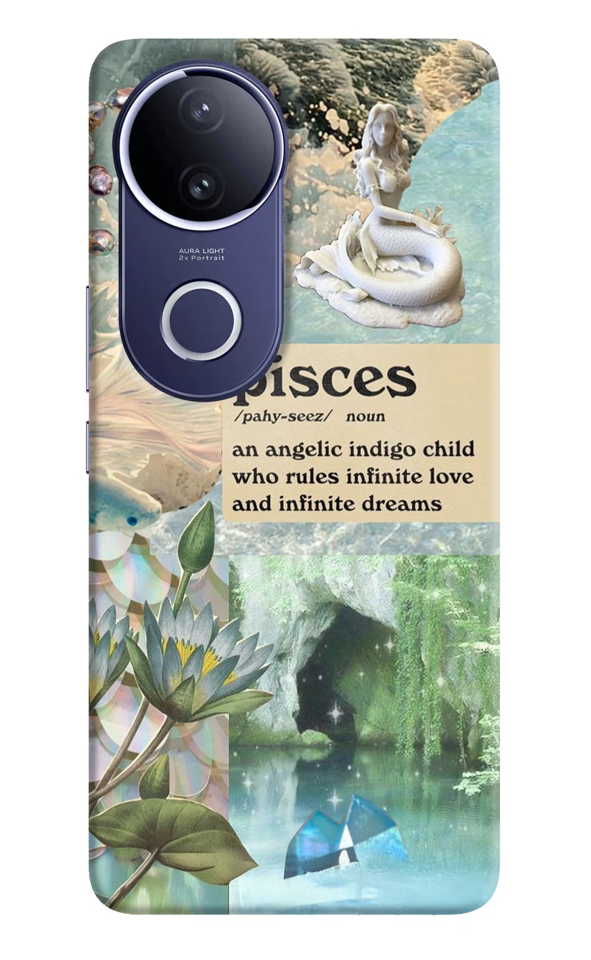 Pisces Zodiac Vivo V50e 5G Back Cover