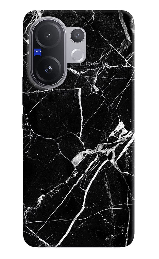 Black Marble Pattern Vivo V60 5G Back Cover