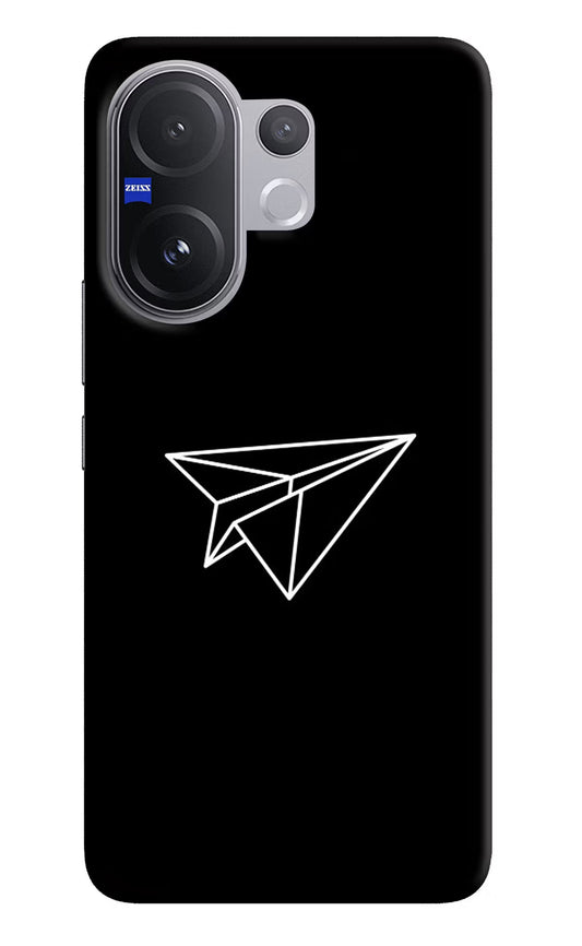 Paper Plane White Vivo V60 5G Back Cover