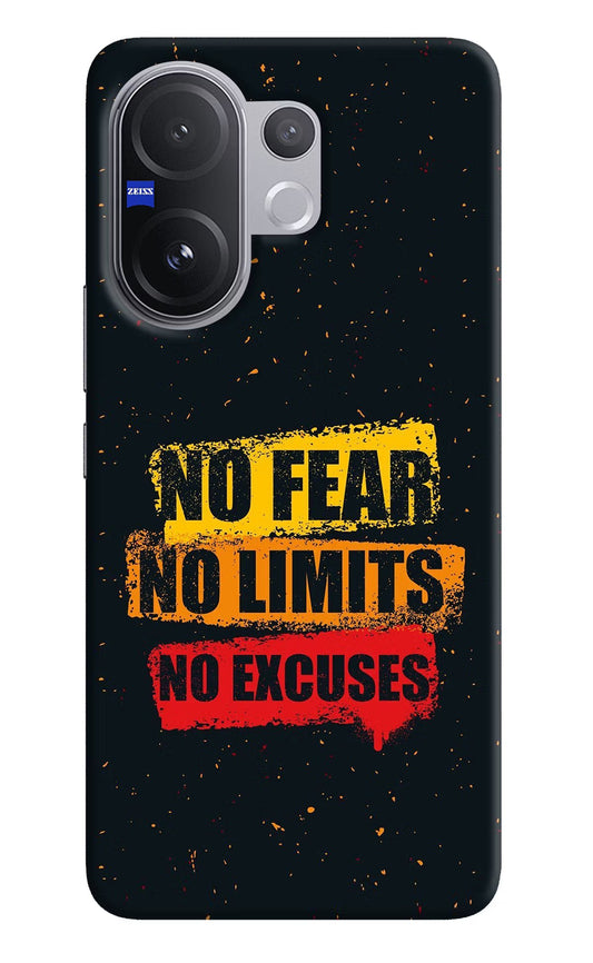 No Fear No Limits No Excuse Vivo V60 5G Back Cover