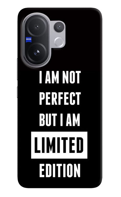 I Am Not Perfect But I Am Limited Edition Vivo V60 5G Back Cover