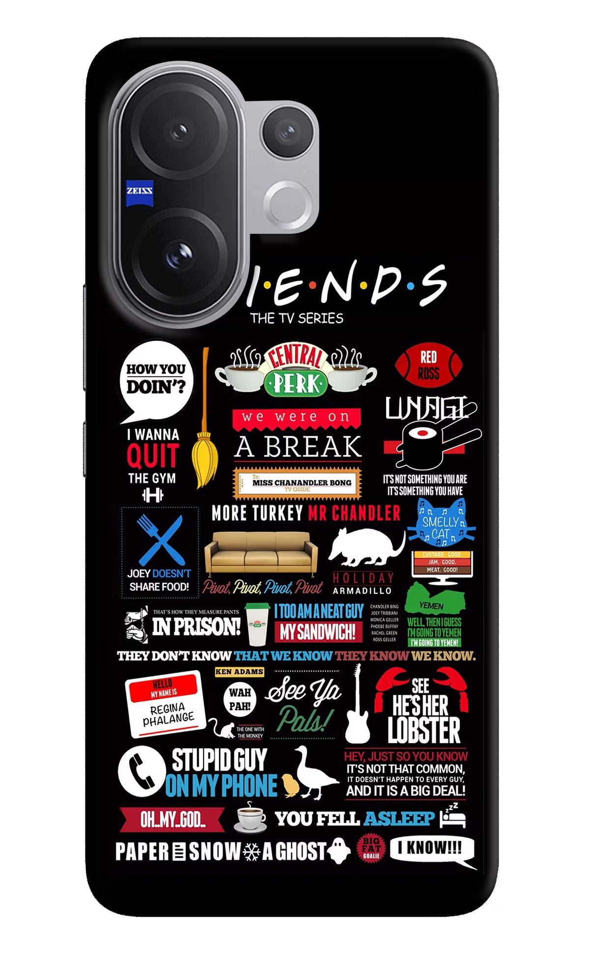 FRIENDS Vivo V60 5G Back Cover
