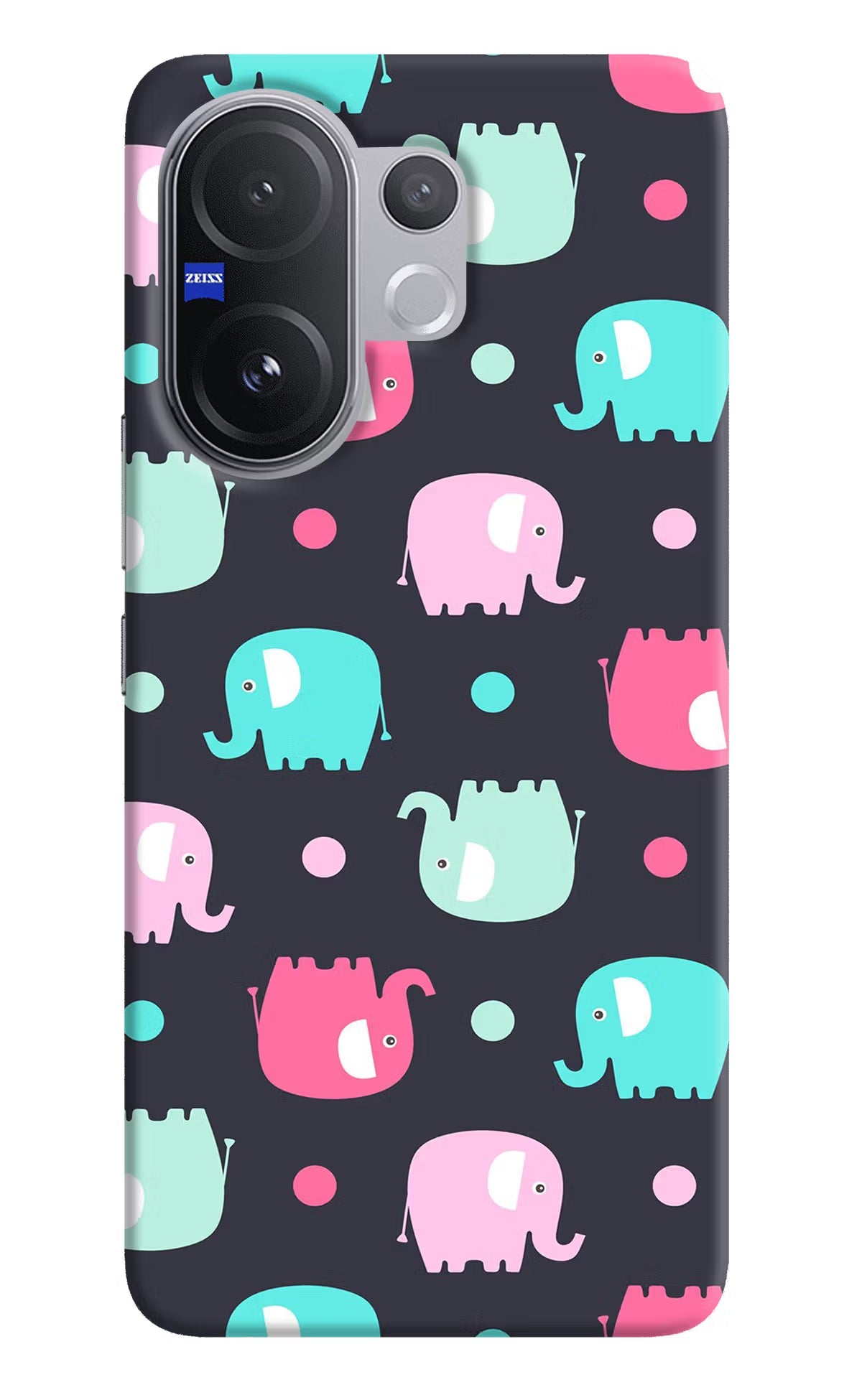 Elephants Vivo V60 5G Back Cover