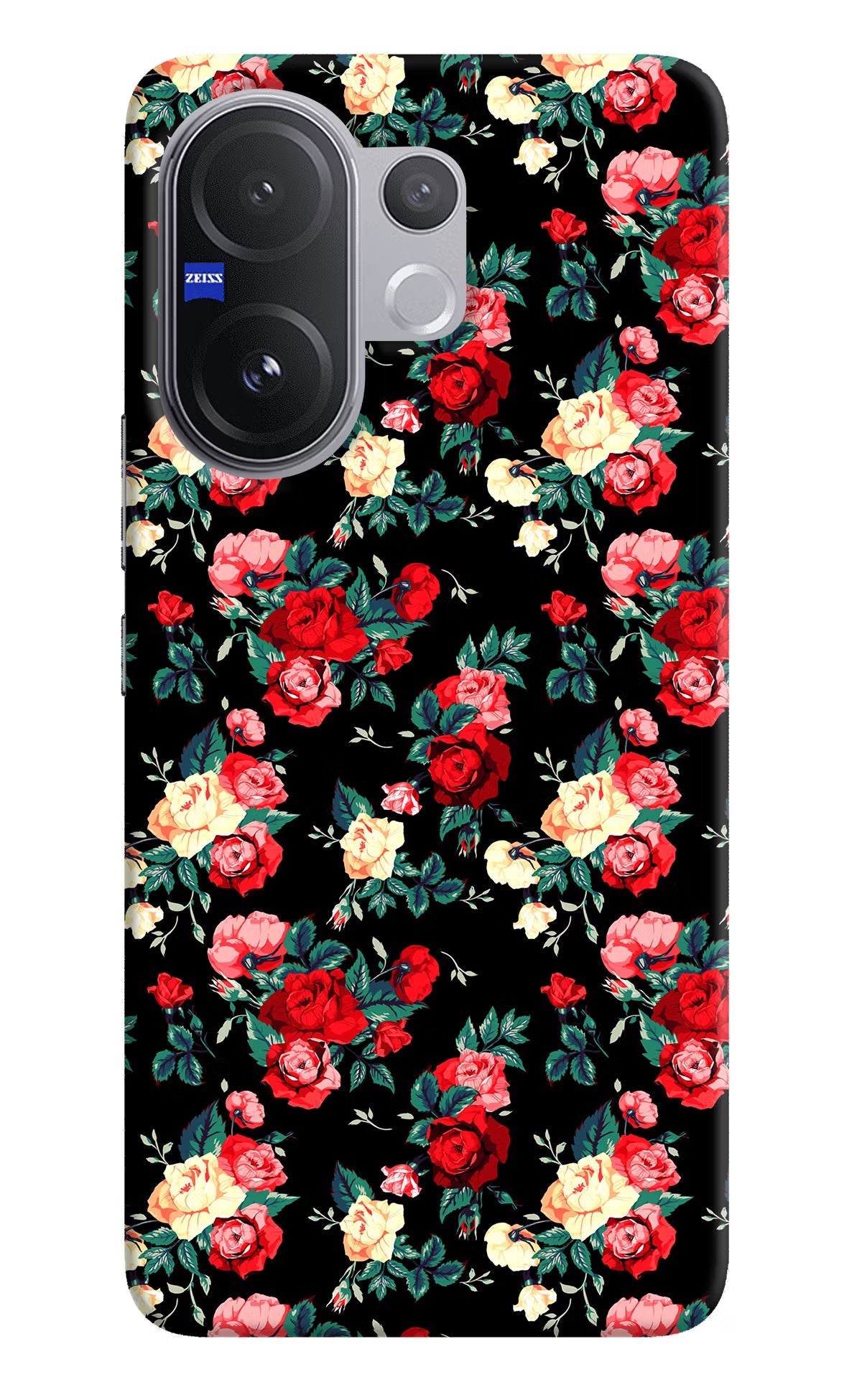 Rose Pattern Vivo V60 5G Back Cover