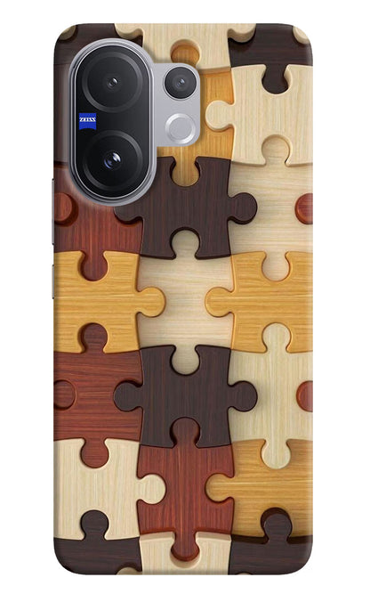 Wooden Puzzle Vivo V60 5G Back Cover