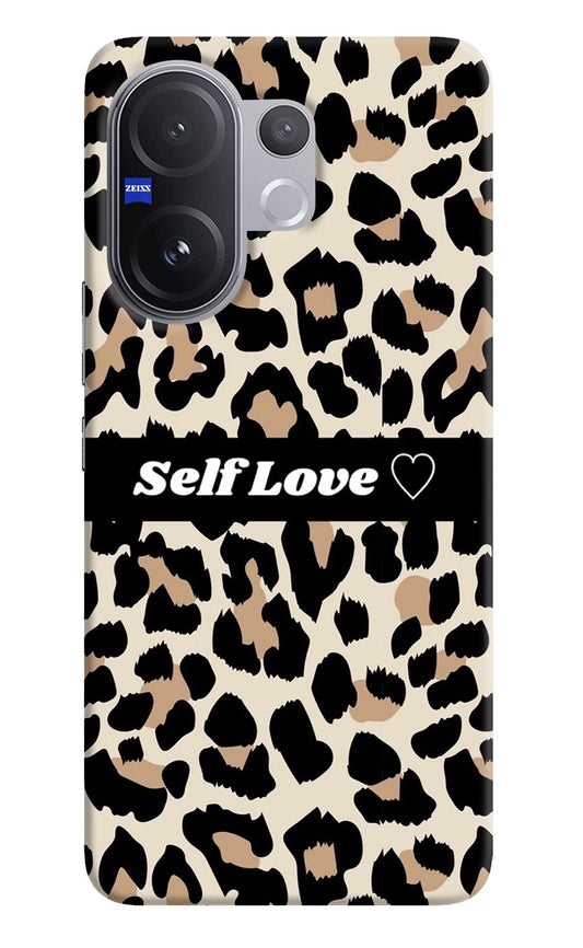 Leopard Print Self Love Vivo V60 5G Back Cover