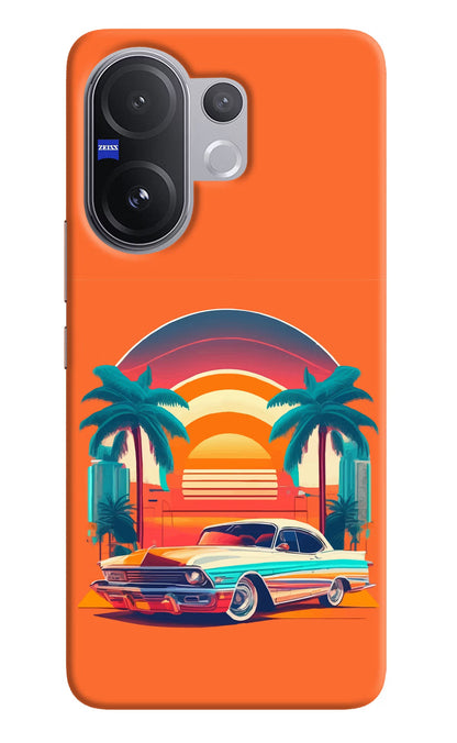 Palm Drive 80s Vivo V60 5G Back Cover