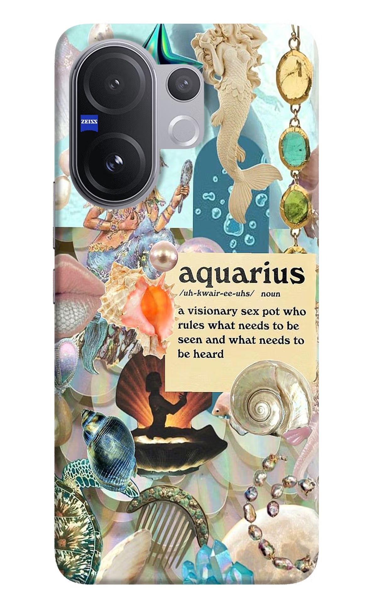Aquarius Zodiac Vivo V60 5G Back Cover