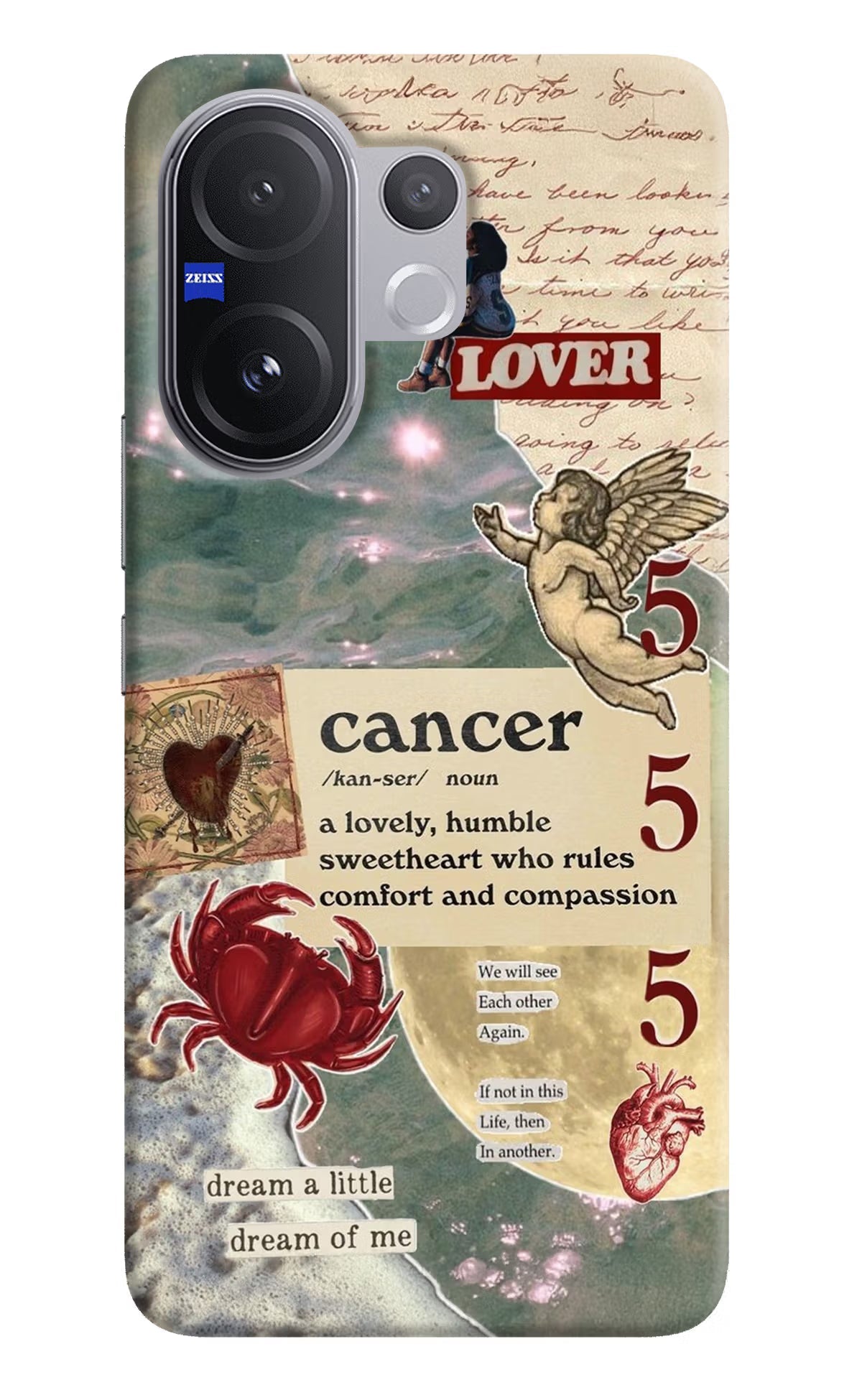 Cancer Zodiac Vivo V60 5G Back Cover